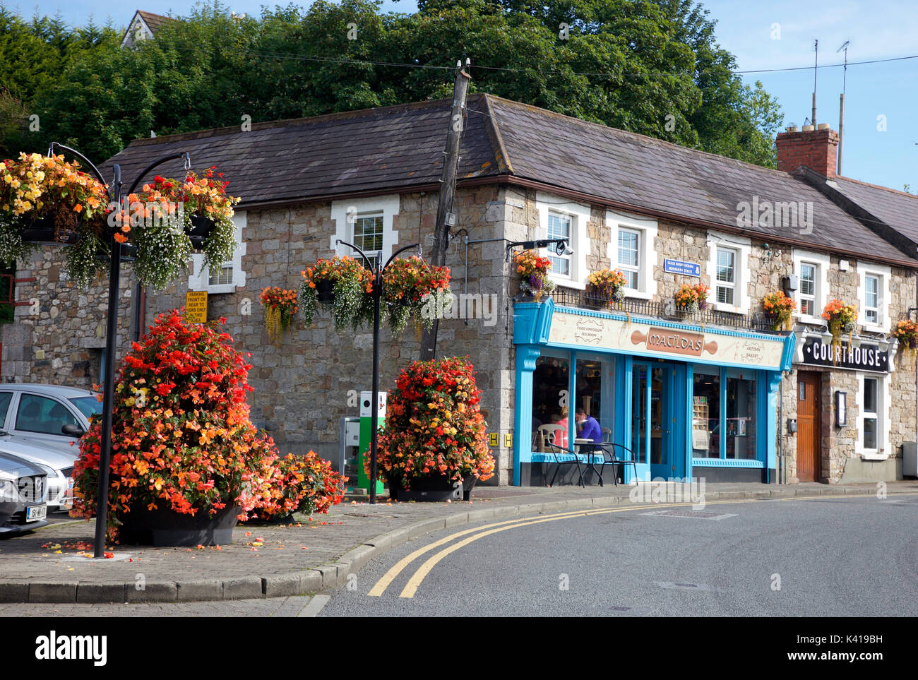 Matilda's und Courthpuse Restaurant in der Foodie Stadt Carrickmacross, Co Monaghan Stockfoto