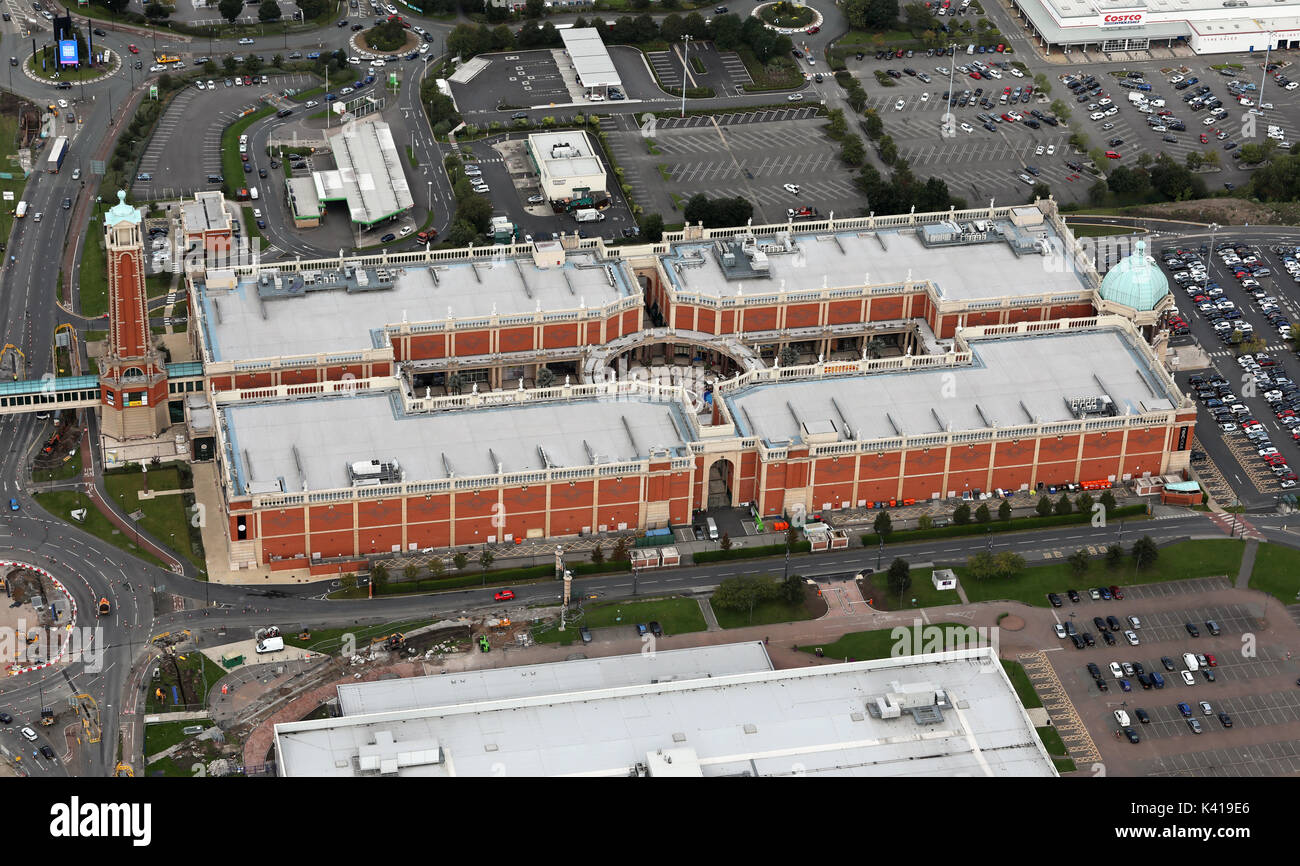Luftaufnahme des Trafford Centre, Manchester, UK Stockfoto