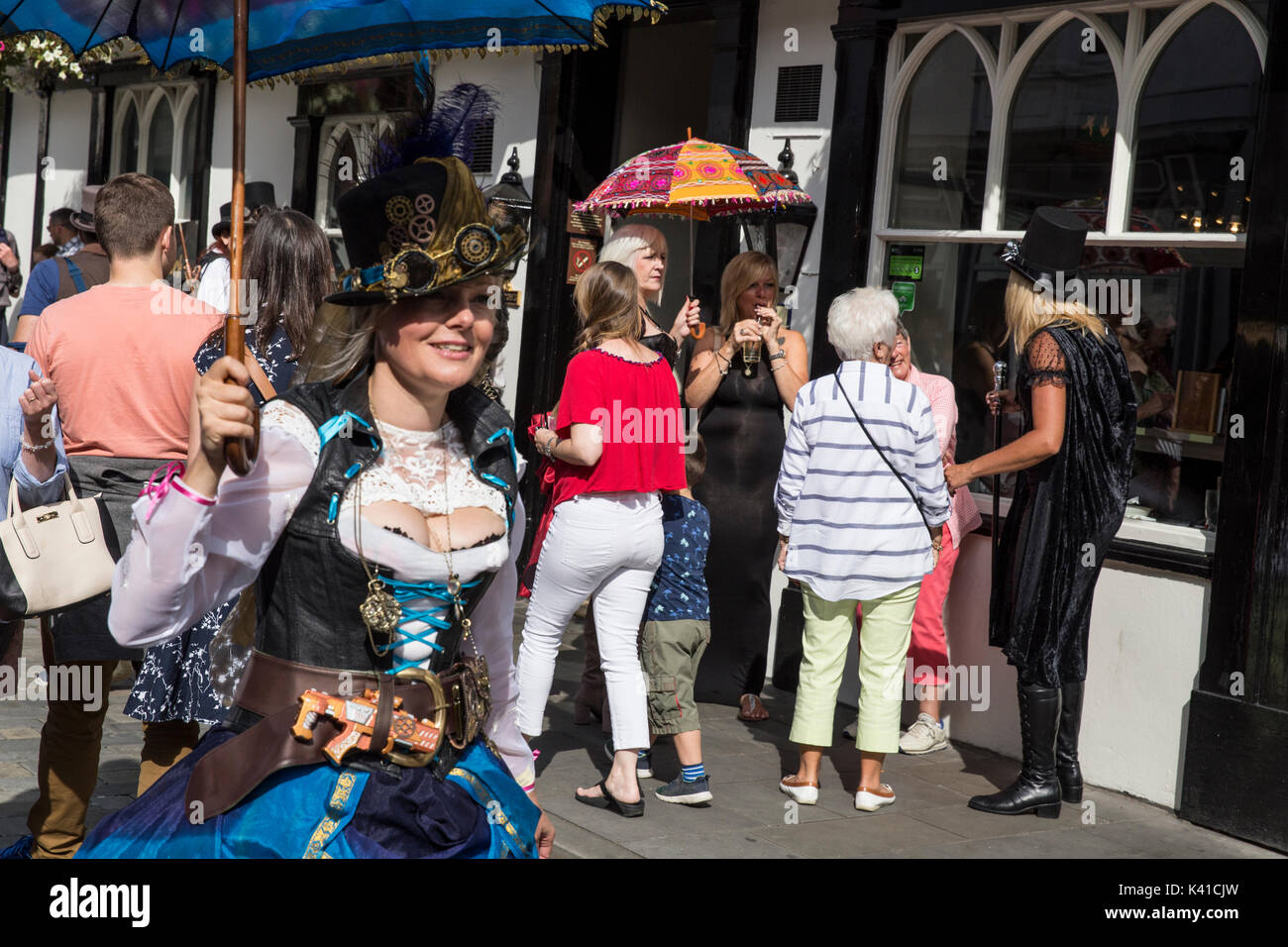 Lincoln Steam Punk Festival 2017 Stockfoto