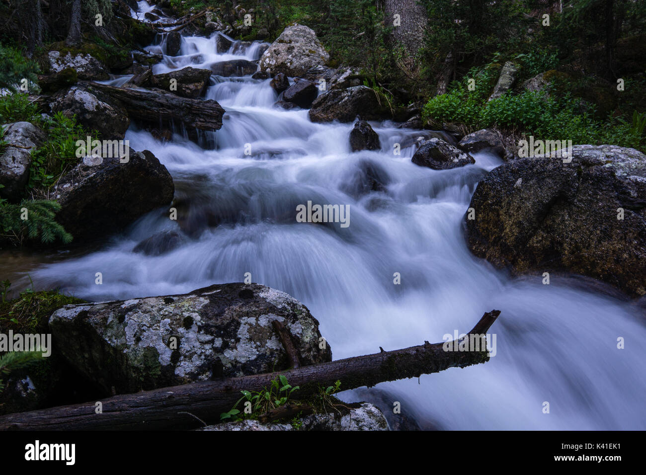 In der Nähe von Independence Pass in Colorado. Stockfoto