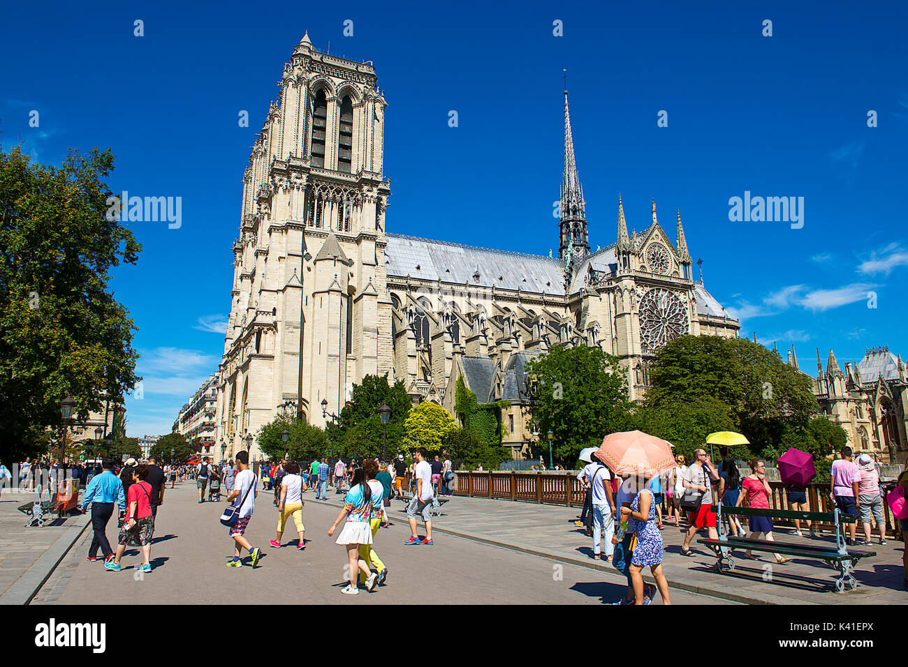 Kathedrale Notre-Dame, Paris, Frankreich Stockfoto