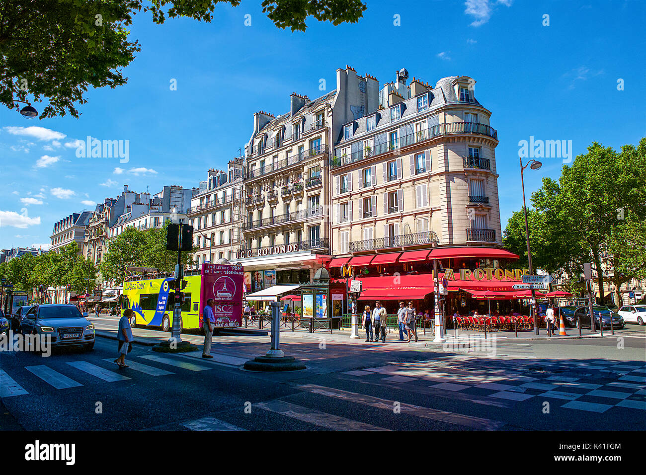 Montparnasse, Paris, Frankreich Stockfoto