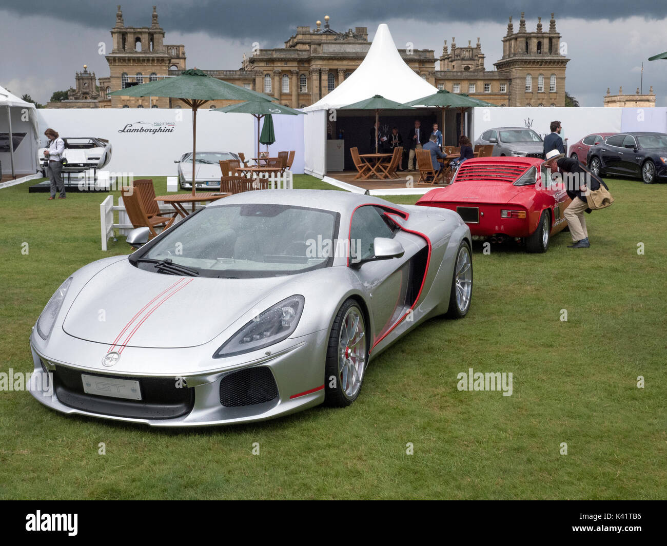 Salon Prive Cubb Versicherung Concours d'Elegance 2017 Blenheim Palace UK 31/8/17 Neue ATS-GT. Stockfoto