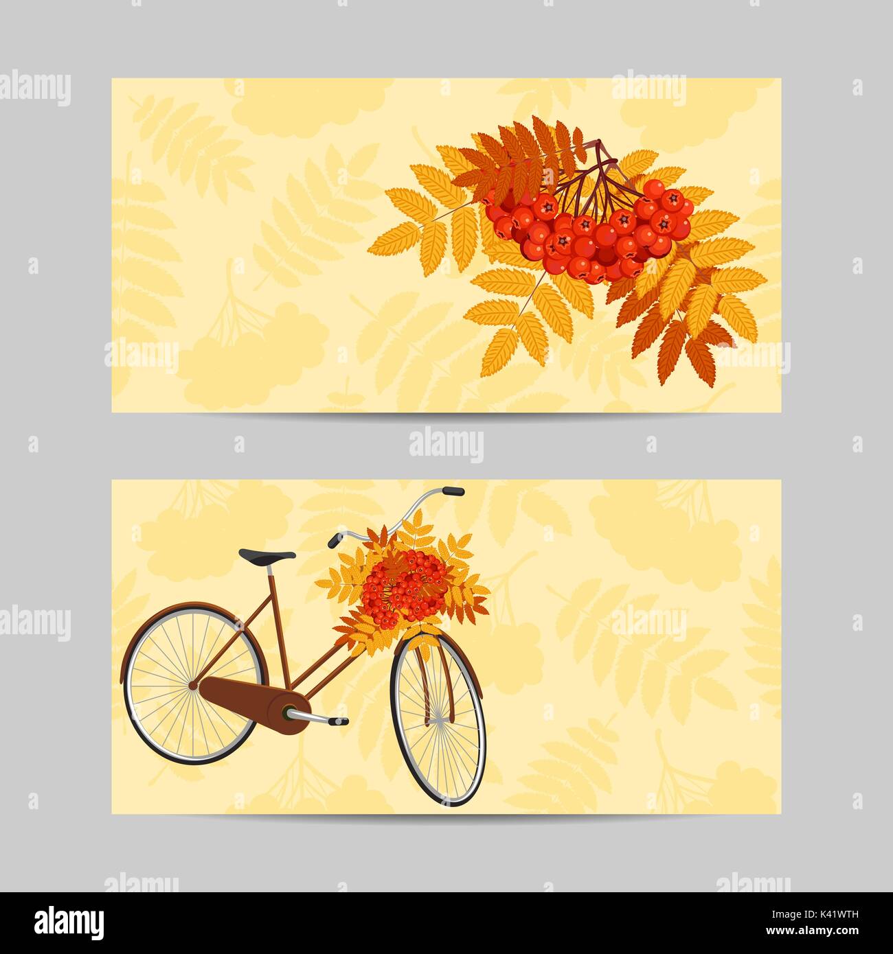 Reihe von Bannern, horizontale Stock Vektor