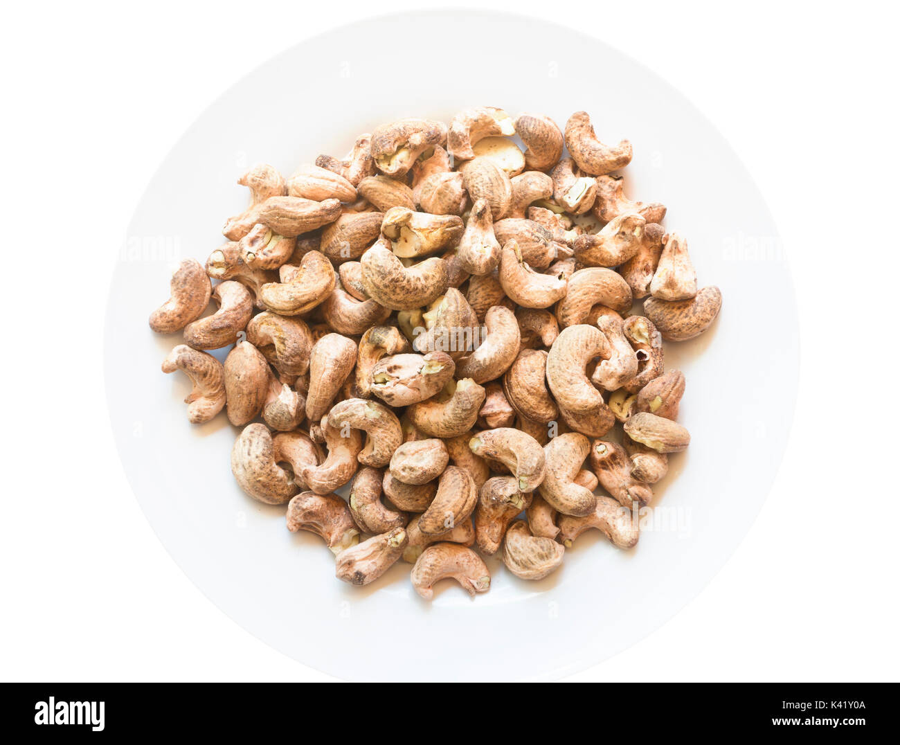 Geröstete cashew Nüsse, ungesalzen, aus Thailand Stockfoto