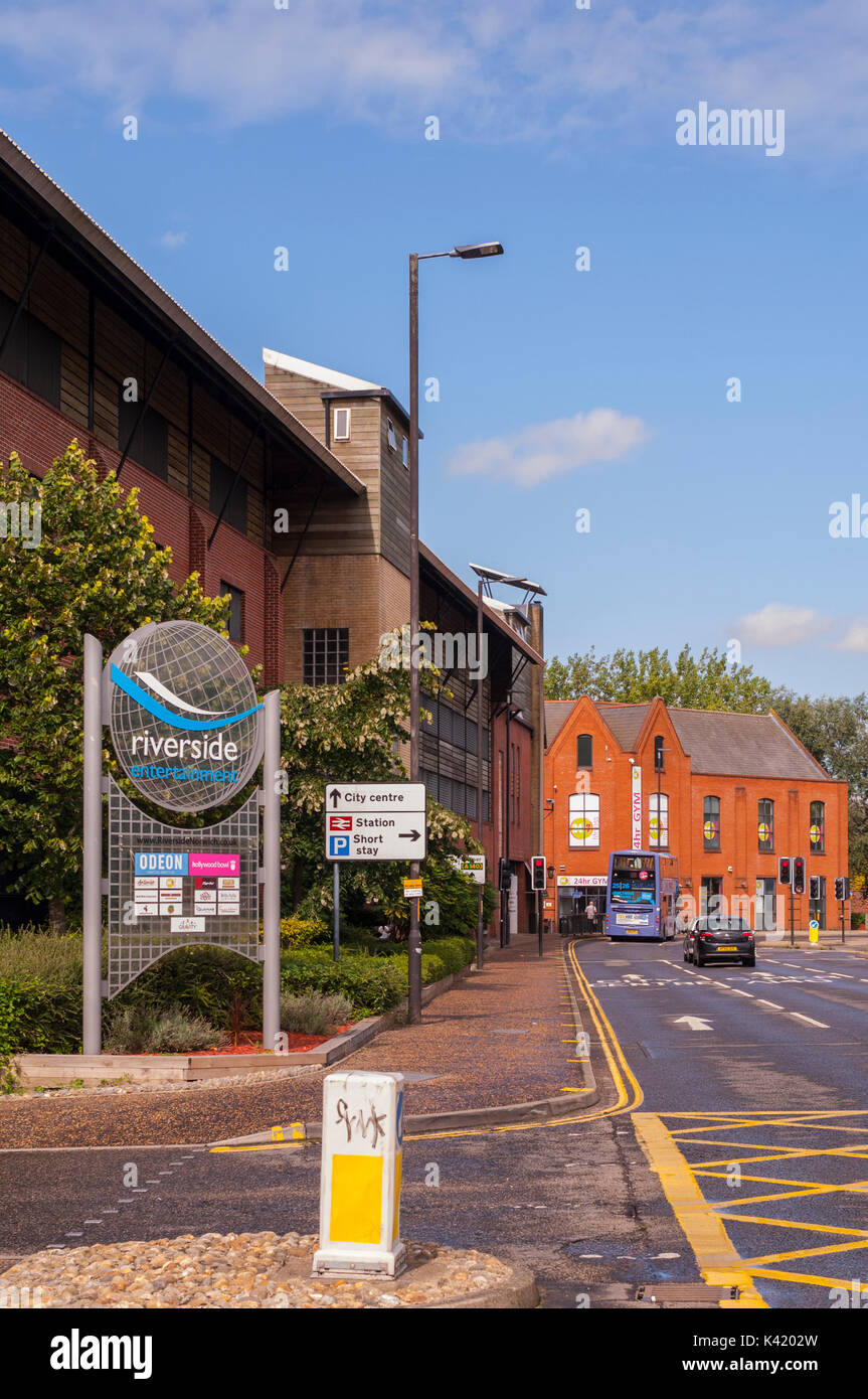 Das Riverside Komplex in Norwich, Norfolk, England, Großbritannien, Großbritannien Stockfoto