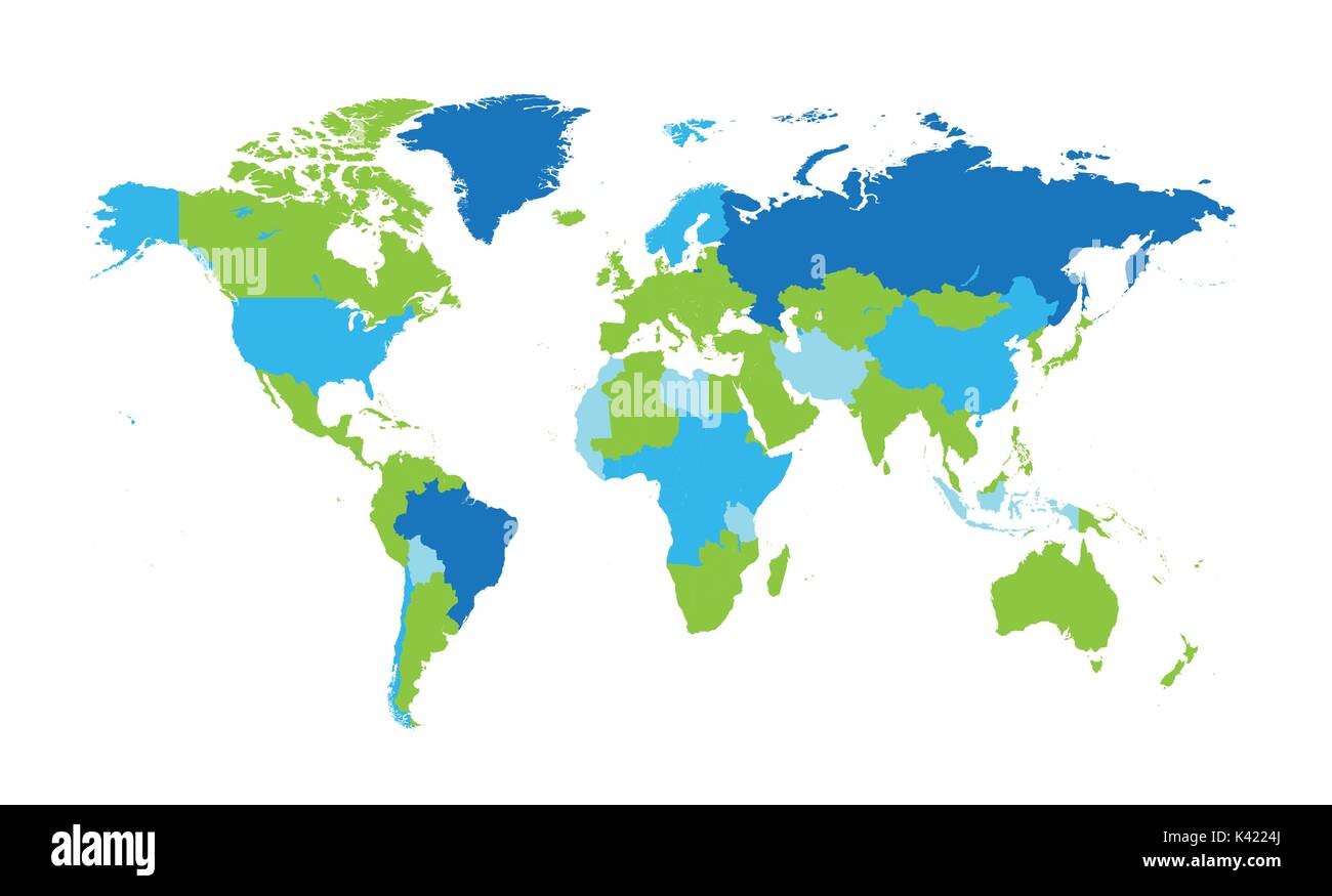 Welt Karte Infografik Stock Vektor