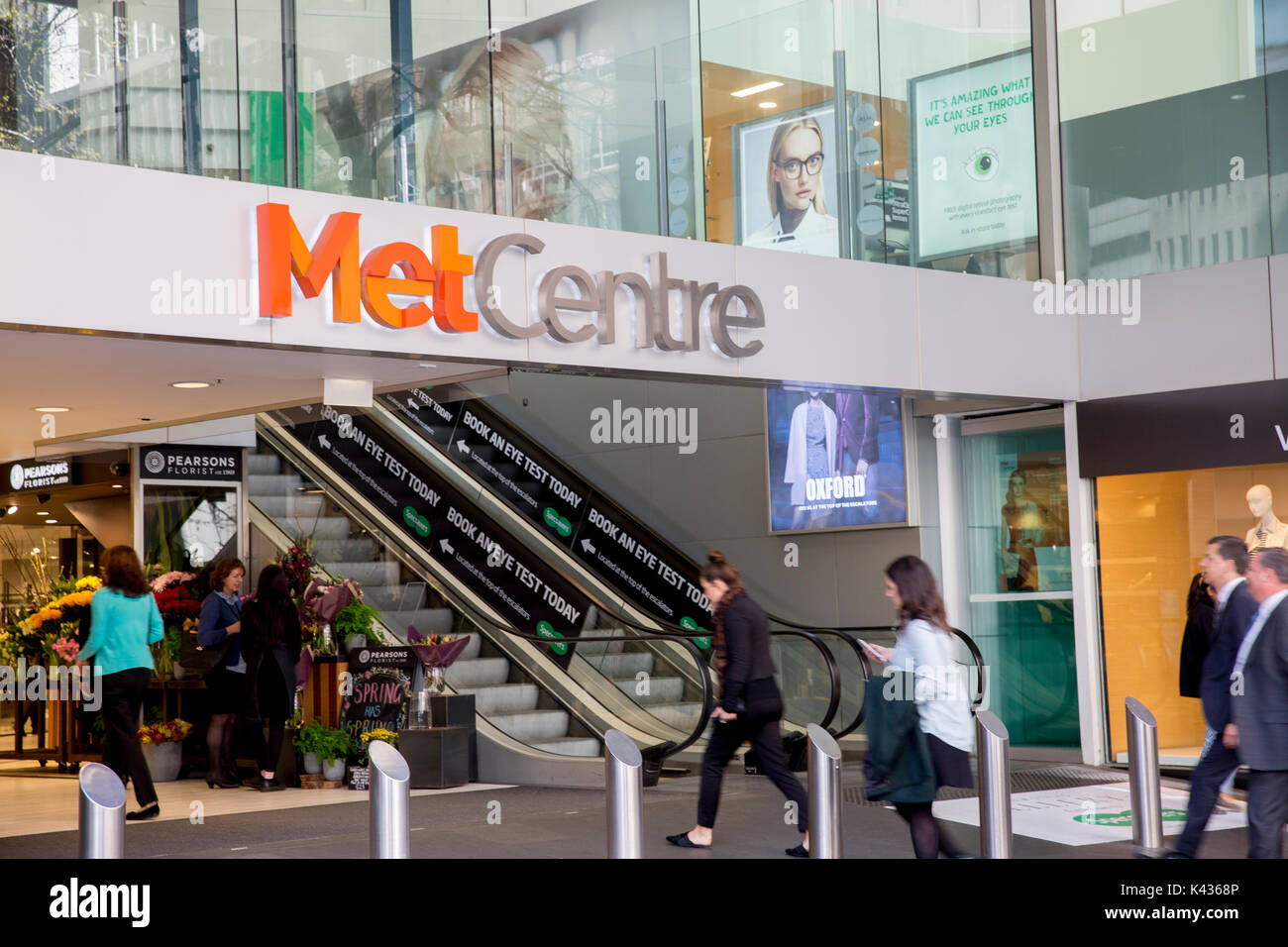 Metcenter Shopping mall Center im Stadtzentrum von Sydney, New South Wales, Australien Stockfoto