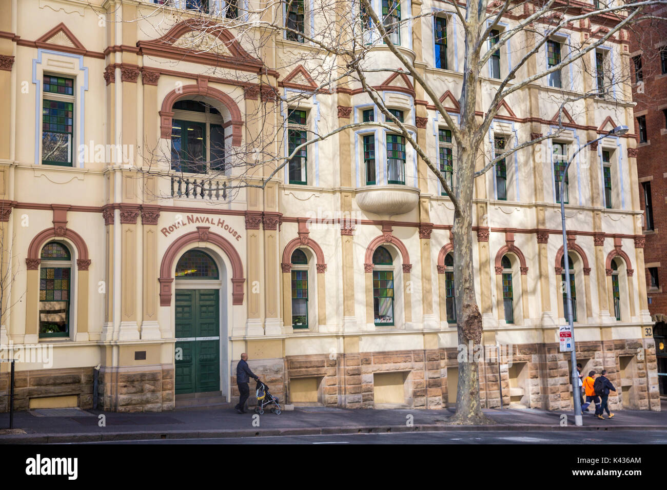 Royal Naval Haus in Sydney von Varney Parkes ursprünglich entwickelt für die australische Marine, die jetzt von Sydney Futures Exchange, Sydney, Australien Stockfoto