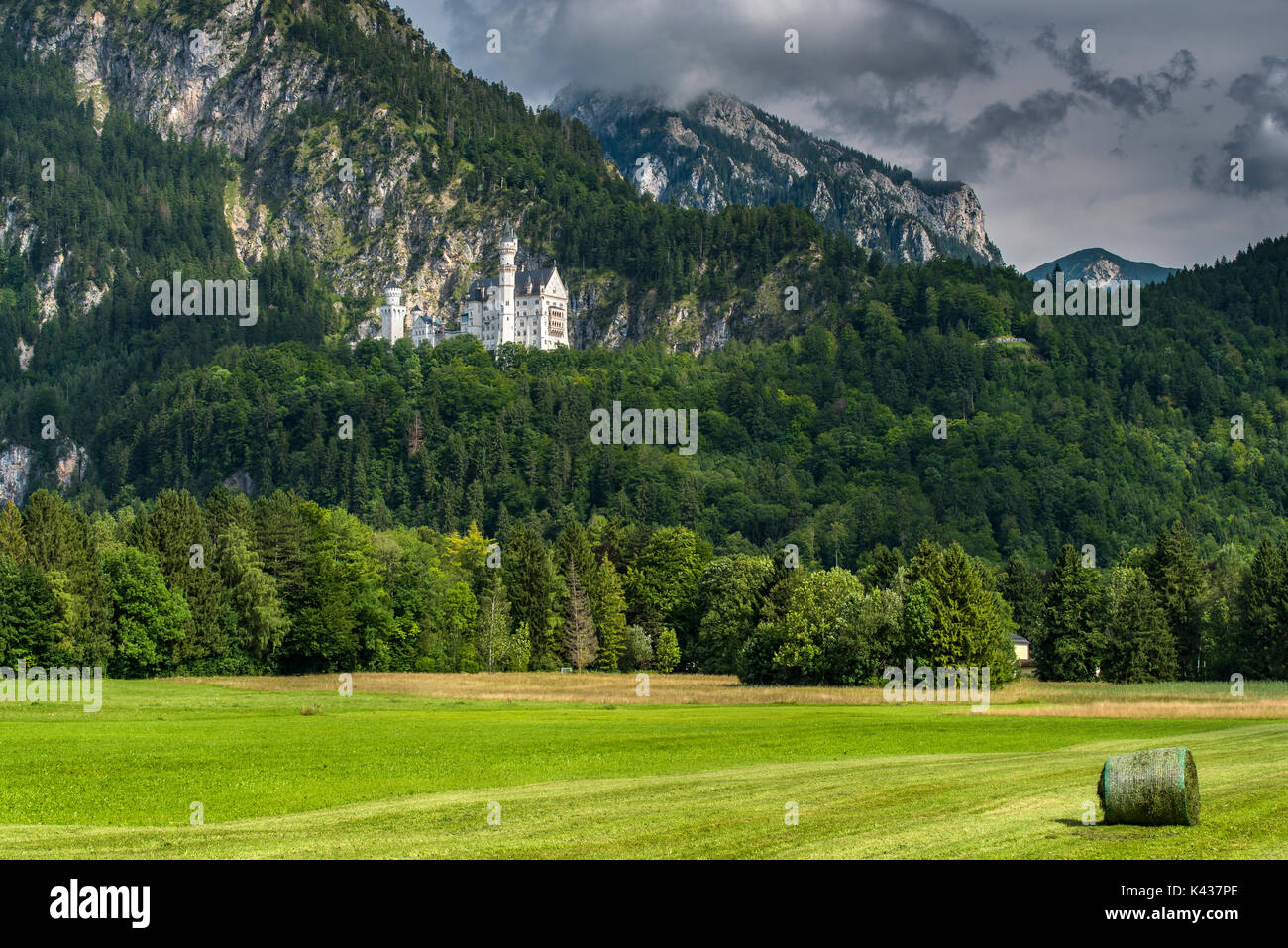Schloss Neuschwanstein oder Schloss Neuschwanstein, Schwangau, Bayern, Deutschland Stockfoto