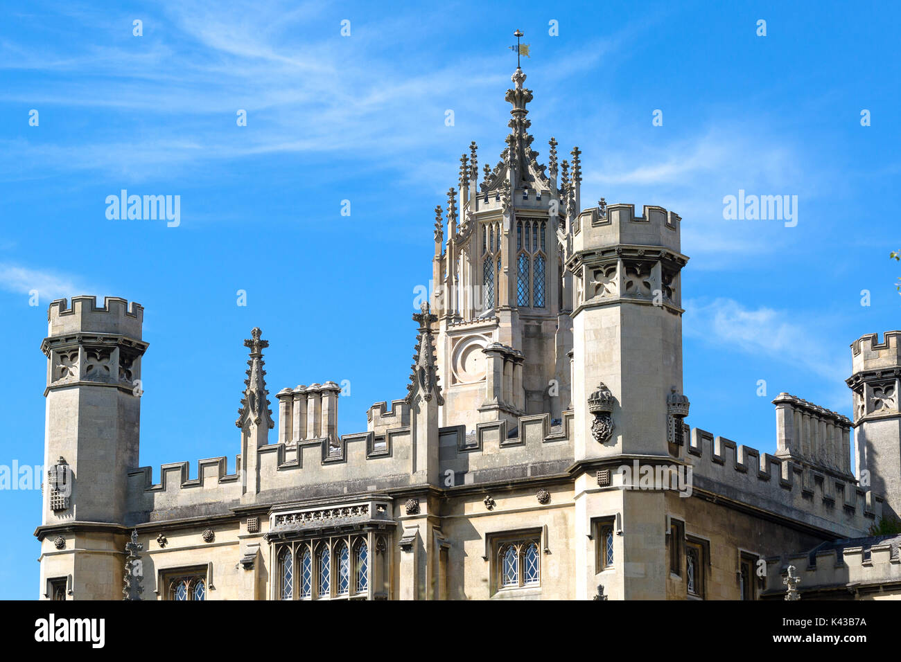 Kapelle St. Johns College in Cambridge, England, Großbritannien Stockfoto