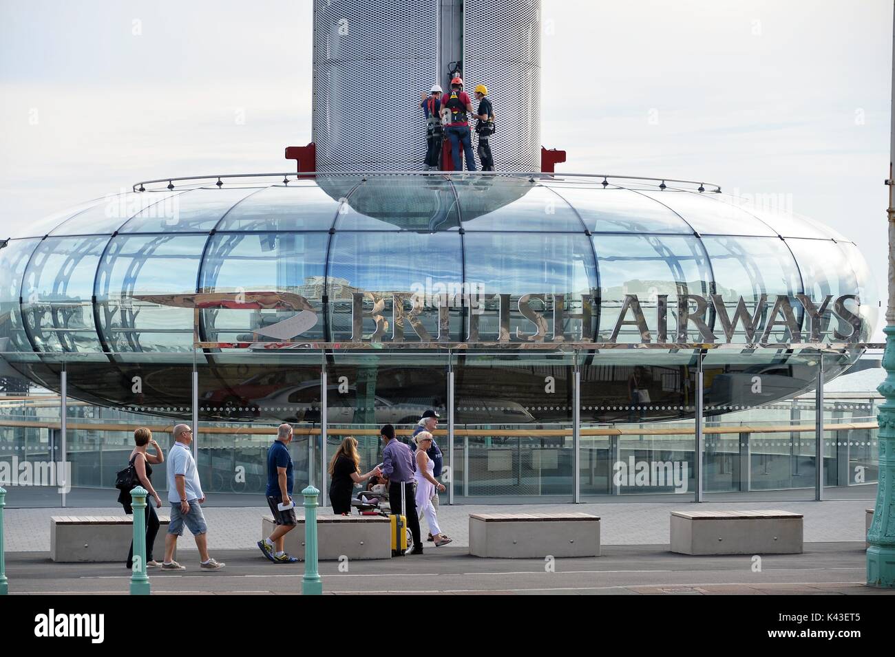 Die British Airways ich 360 Brighton hat für Reparaturen nach einer Serie von Pannen geschlossen worden. Credit: Terry Applin Stockfoto