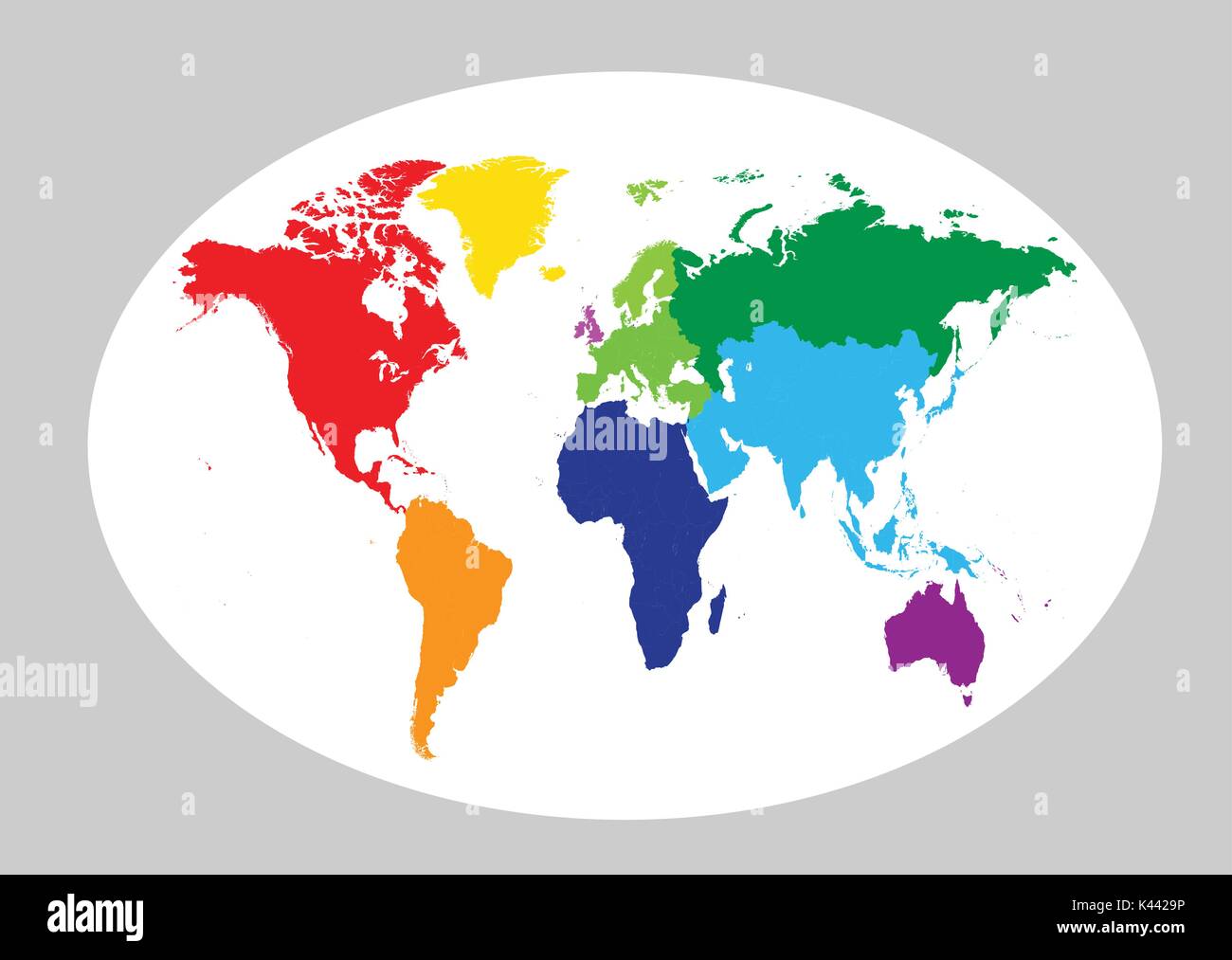 Der Planet Erde mit Weltkarte Vektor Stock Vektor