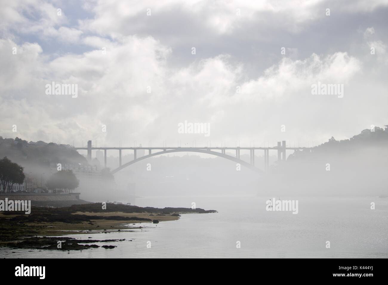 Foz do Rio Douro Stockfoto