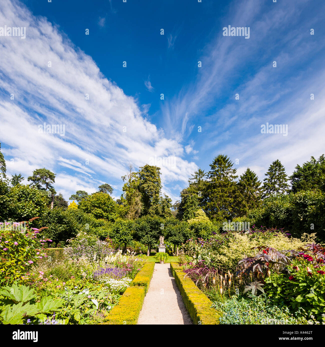 Die Gärten von Sandringham House in Sandringham Estate in Norfolk, England, Großbritannien, Großbritannien Stockfoto