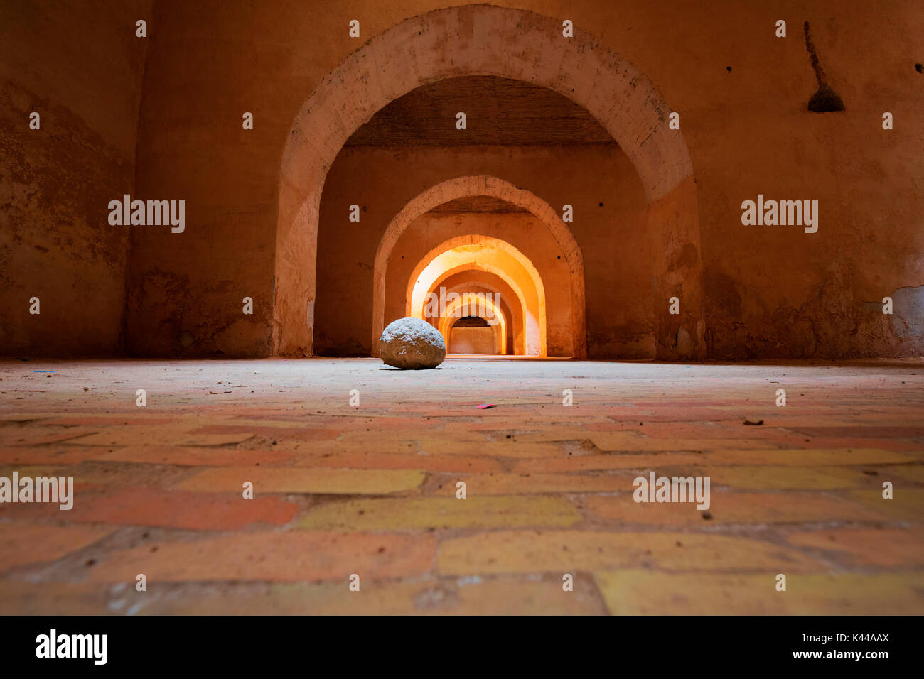 Nordafrika, Marokko, Meknes Bezirk. Alten Dungeon von Meknes Stockfoto