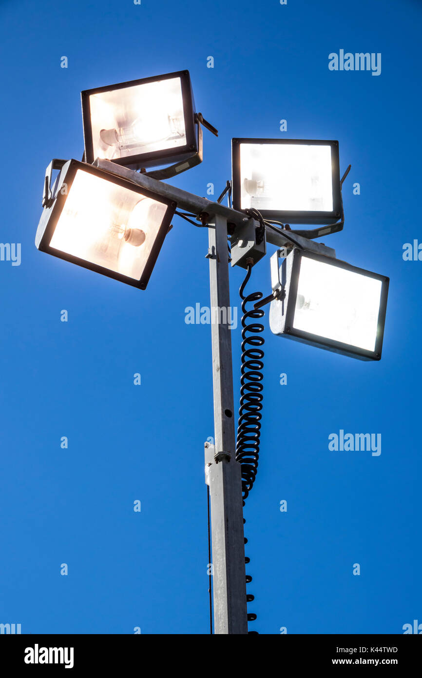 Miami Beach Florida, tragbare Scheinwerfer, Besucher reisen Reise touristischer Tourismus Wahrzeichen Kultur Kultur Kultur, Urlaub Gruppe Menschen perso Stockfoto