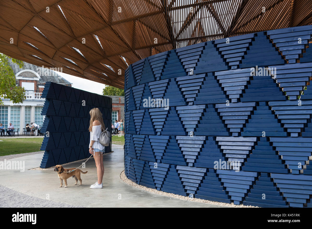 Serpentine Pavillon 2017, Kensington Gardens, London Stockfoto