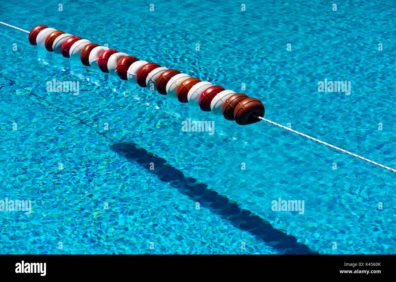 Pool schwimmt Stockfoto