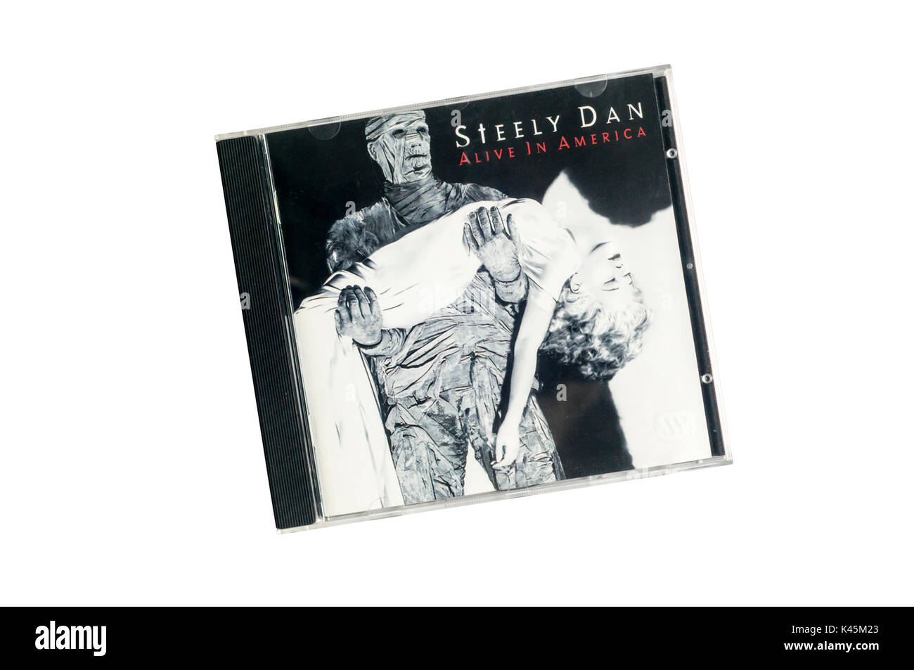 Der lebt in Amerika war das erste Live Album der amerikanischen Jazz Rock Gruppe Steely Dan, 1995 freigegeben. Stockfoto