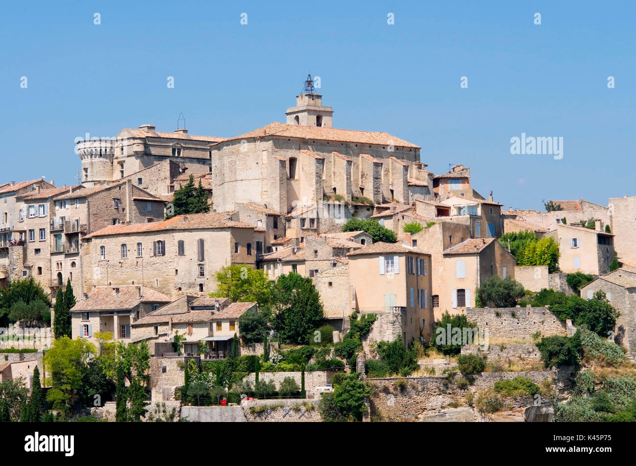 Europa, Frankreich, Provence, Roussillon Village. Stockfoto