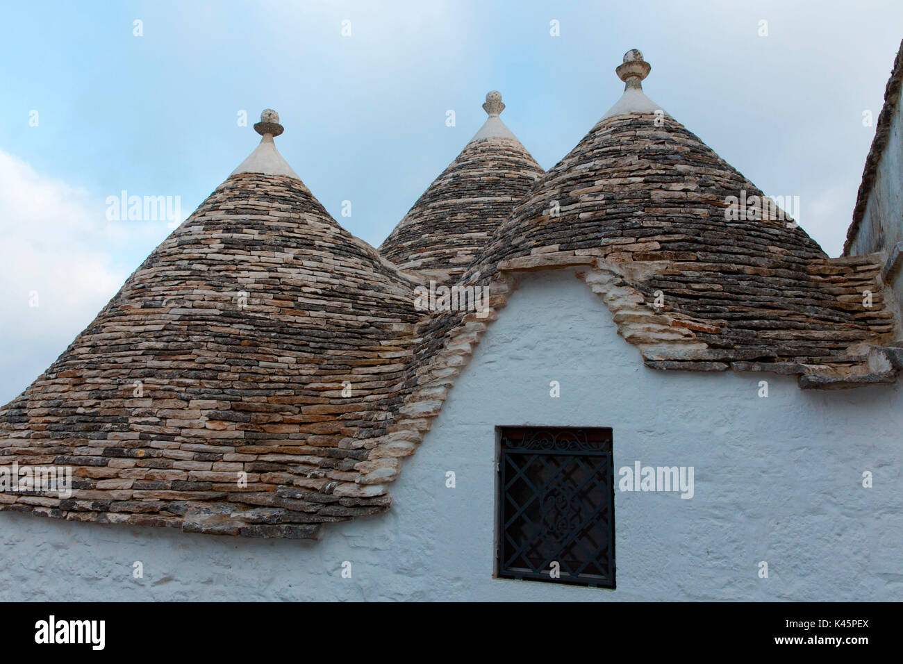 Europa, Italien, Apulien, Bari Bezirk. Alberobello Stockfoto