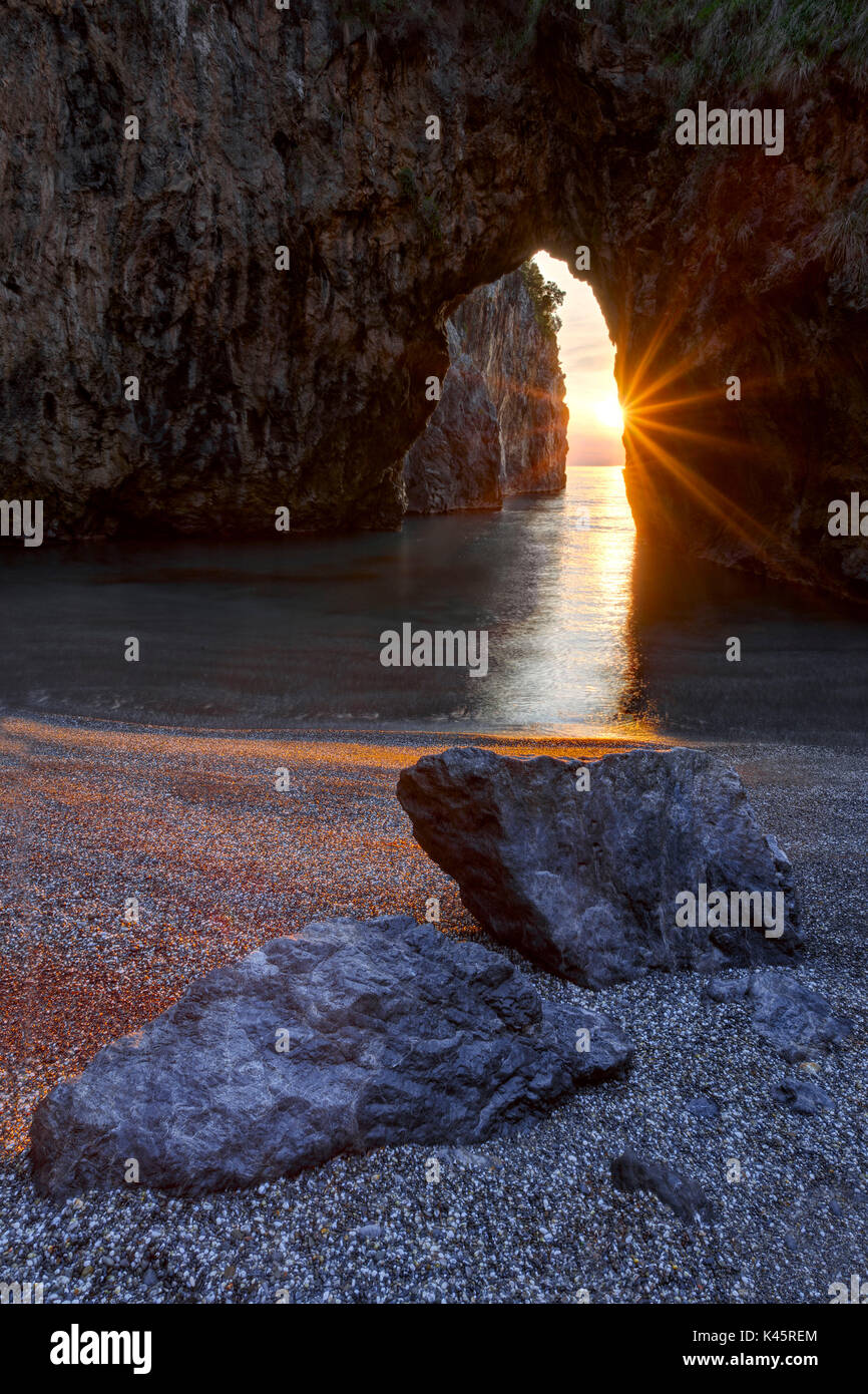 San Nicola Arcella Arcomagno;;; Kalabrien Cosenza, Italien Stockfoto