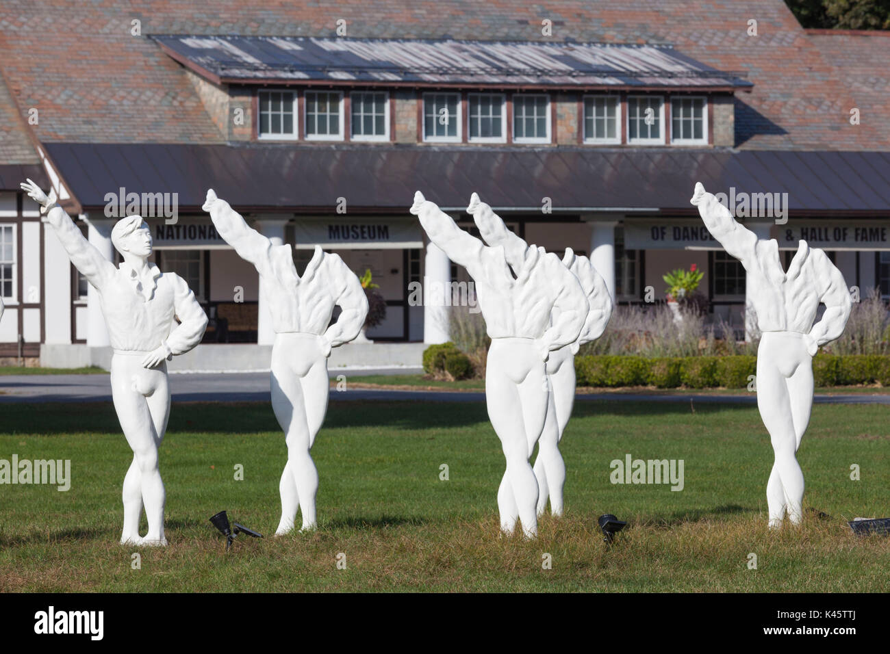 USA, New York, Hudson Valley, Saratoga Springs, National Museum des Tanzes Stockfoto