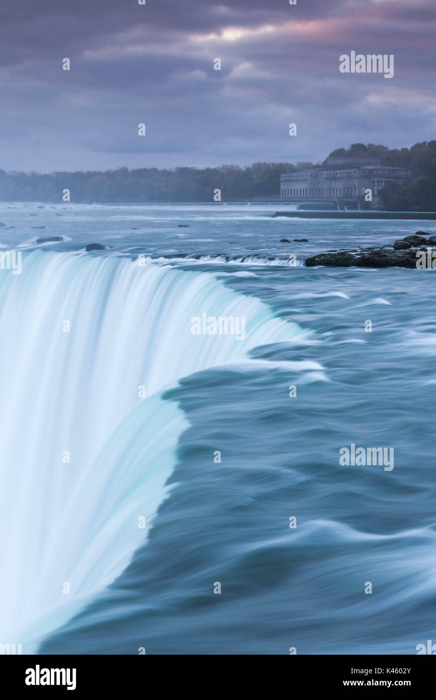 Kanada, Ontario, Niagara Falls, Horseshoe Falls, Dawn Stockfoto