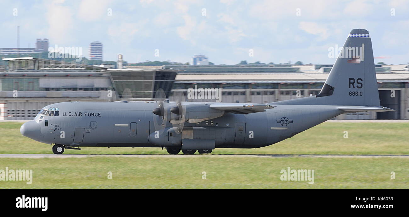 USAF Air Force Flugzeuge C130 Hercules Stockfoto