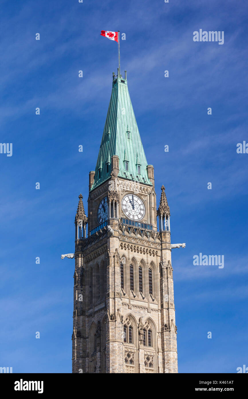 Kanada, Ontario, Ottawa, der Hauptstadt Kanadas, das kanadische Parlament Gebäude Stockfoto