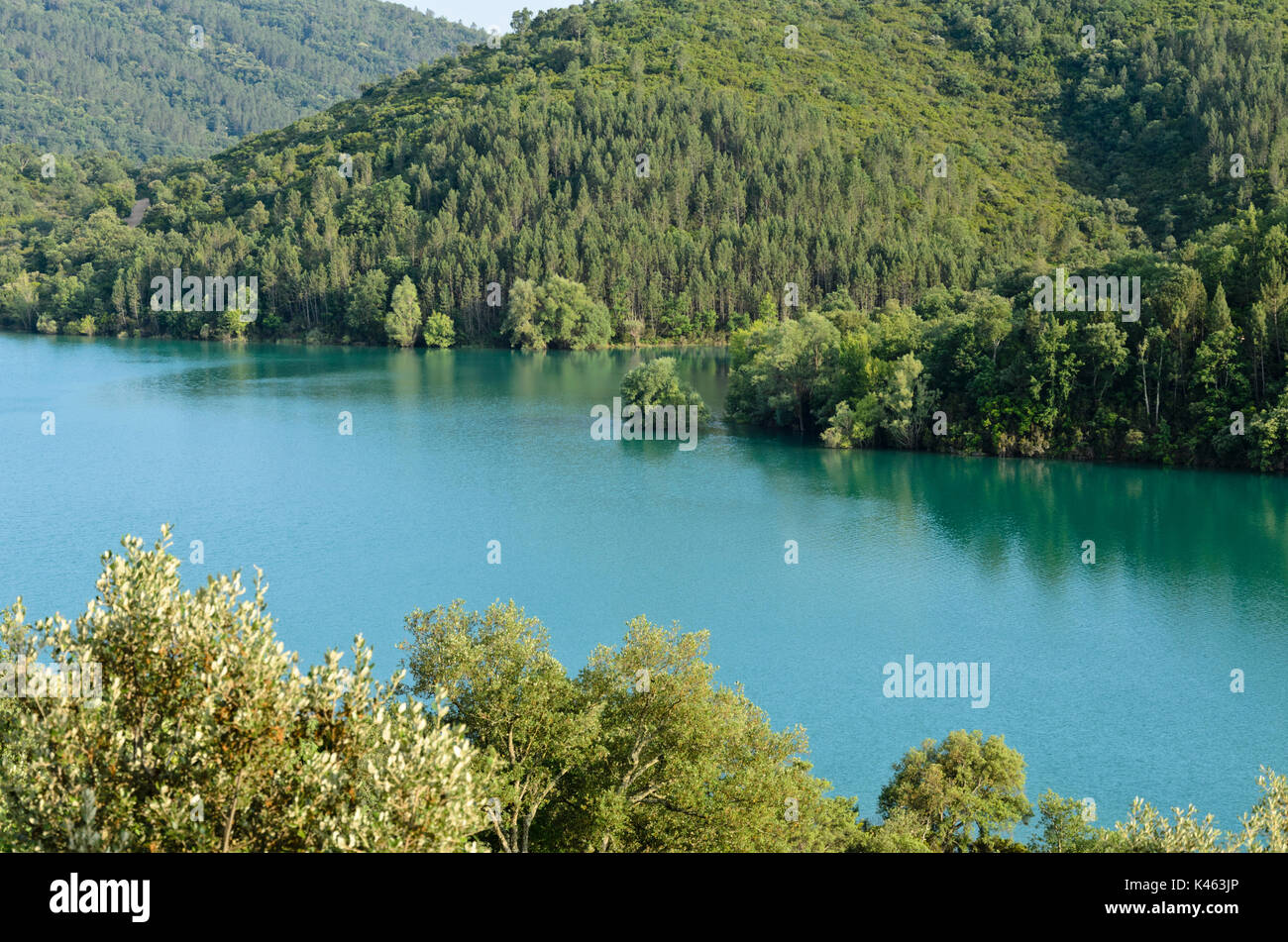 Lac de Saint Cassien, Provence, Frankreich Stockfoto