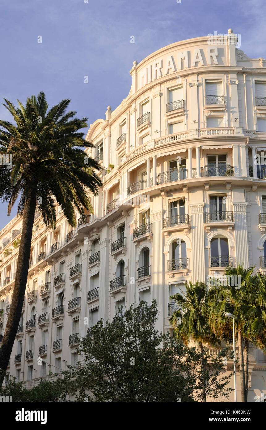 Miramar Hotel, Cannes, Frankreich Stockfoto