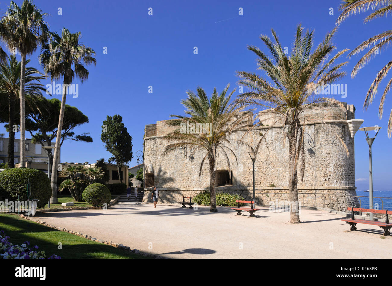 Bastion saint-andré, Antibes, Frankreich Stockfoto