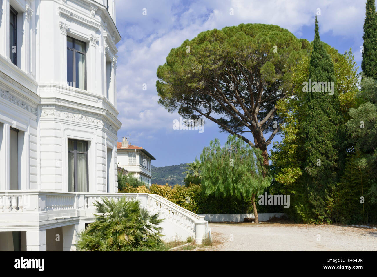 Villa, Nizza, Frankreich Stockfoto