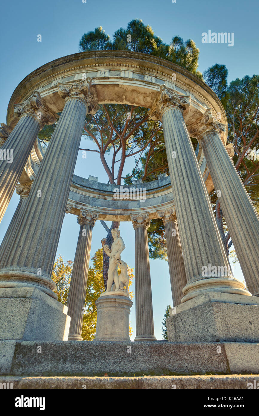 Autumn at the Capricho Park (The Folly). Madrid. Spain. Stockfoto