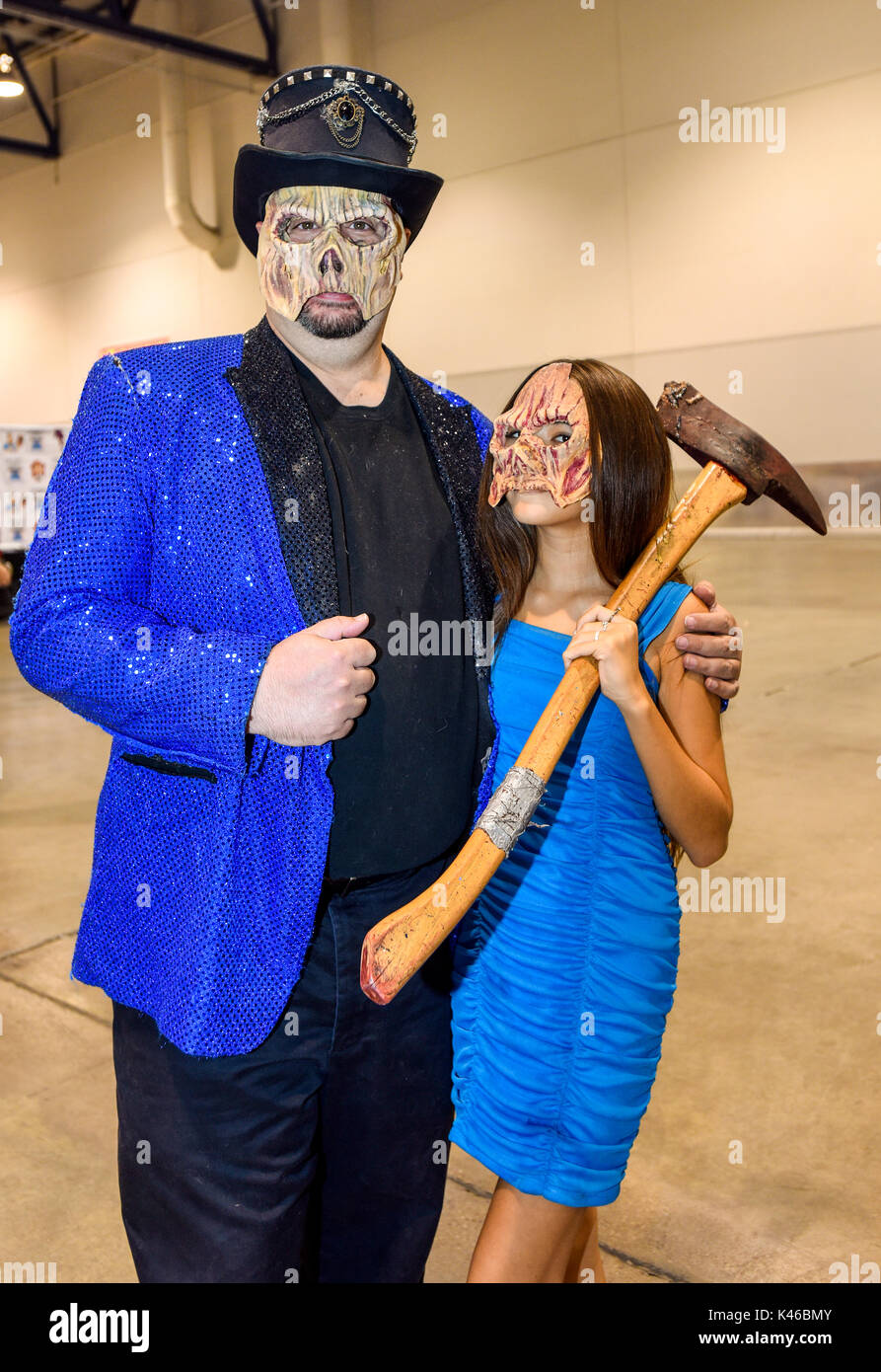 Las Vegas, Nevada, USA, September 2, 2017 Zeichen aus "Evil Dead" das Musical "Pop Culture Convention in Las Vegas, Nevada 2017. Stockfoto