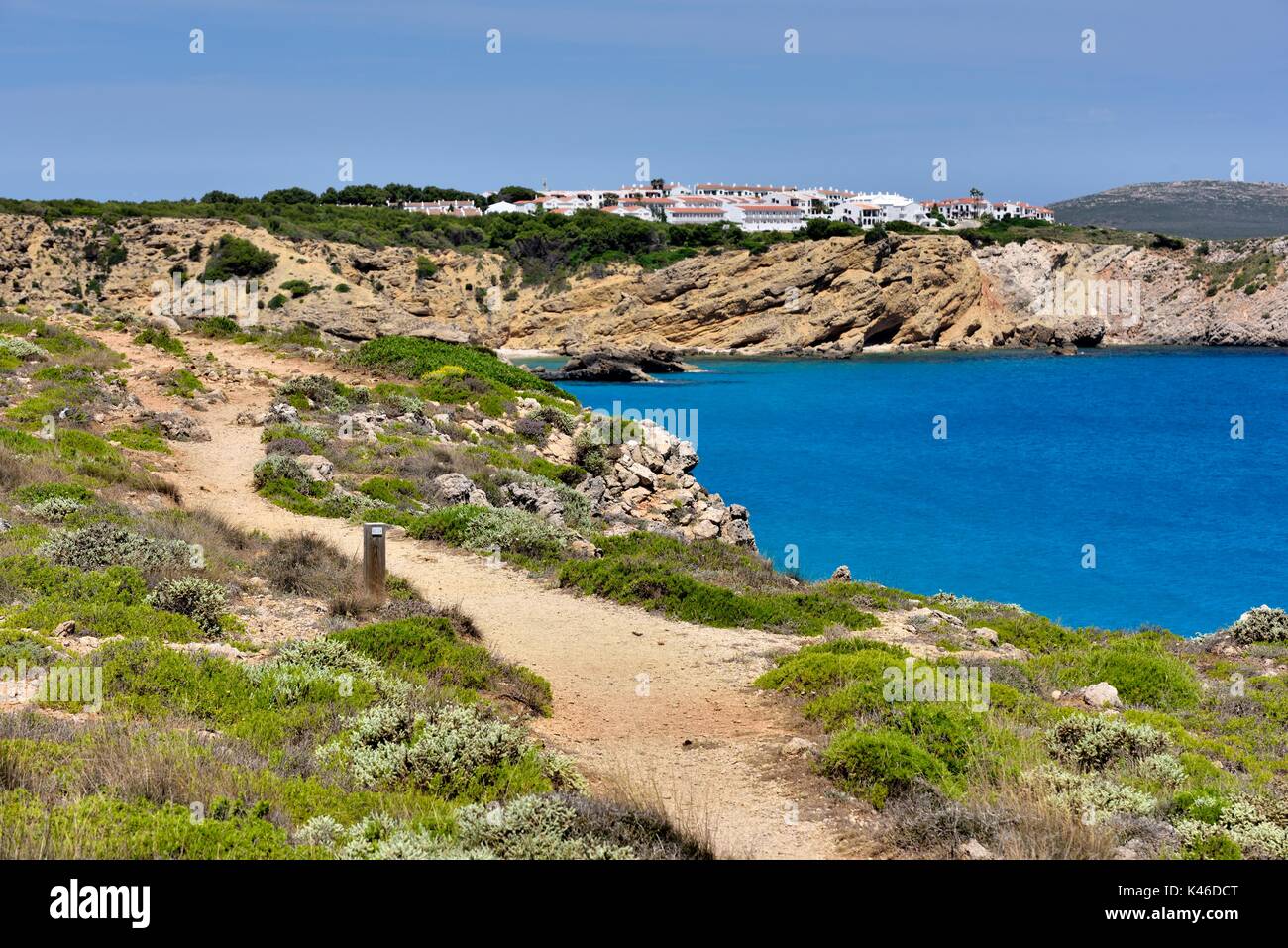 Cami de cavalls Arenal den Castell Menorca Menorca Spanien Stockfoto