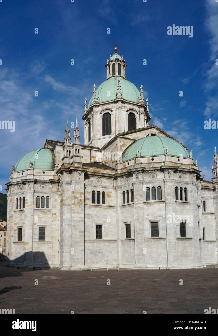 Duomo (Kathedrale) von Como, Lombardei, Italien Stockfoto