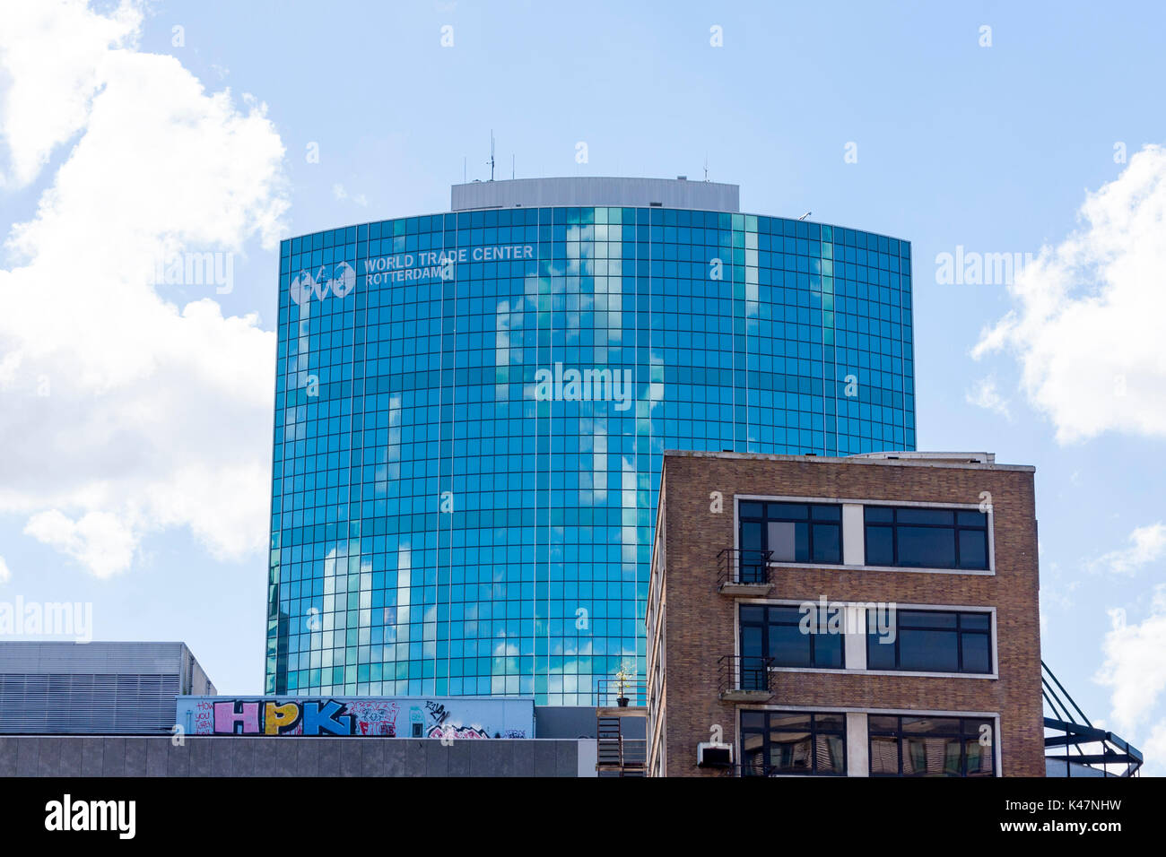 Äußere des Beurs-World Trade Center, Rotterdam, Niederlande Stockfoto