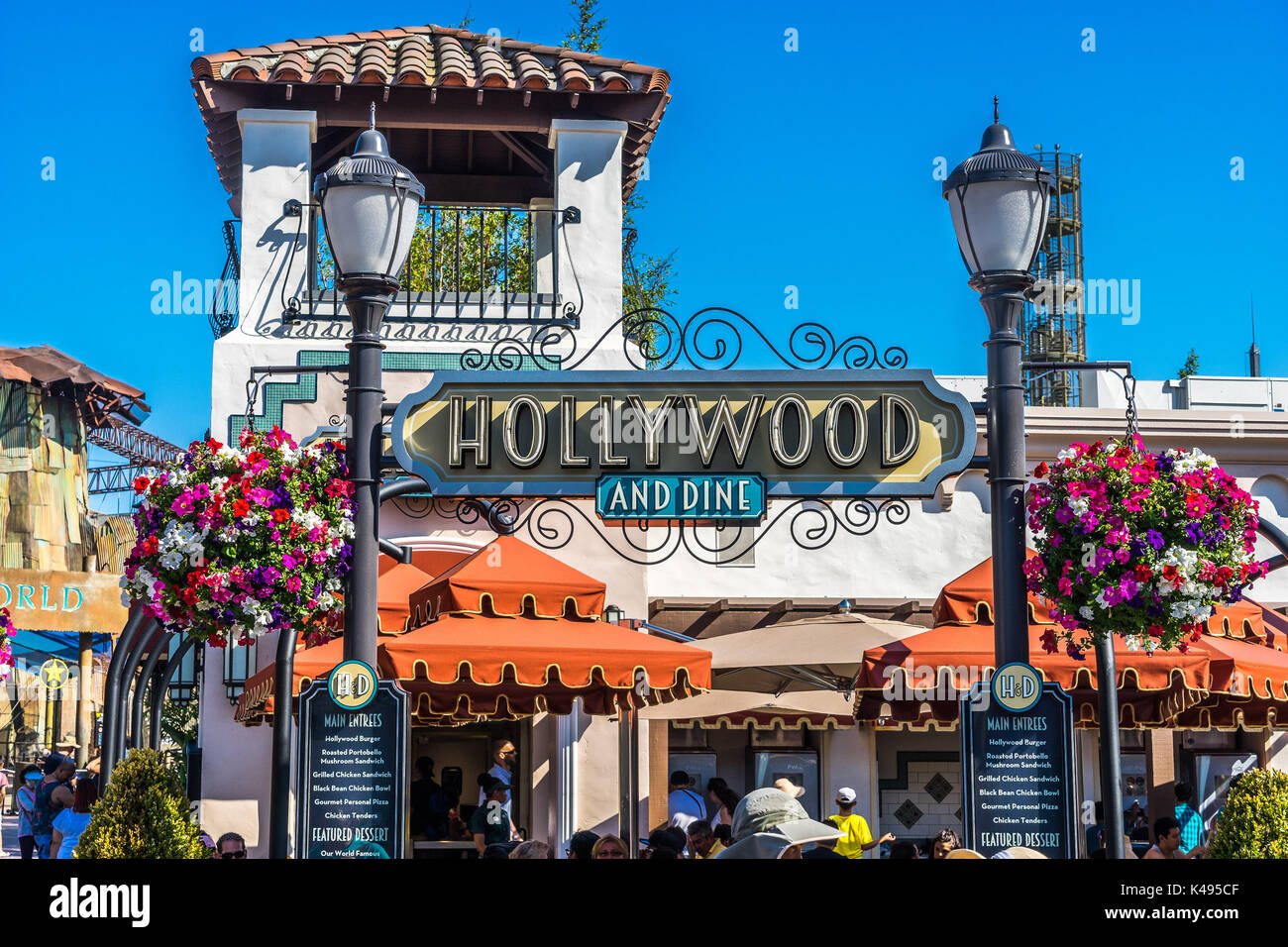 Los Angeles, Hollywood, USA: Diner in den Universal Studios Park Stockfoto