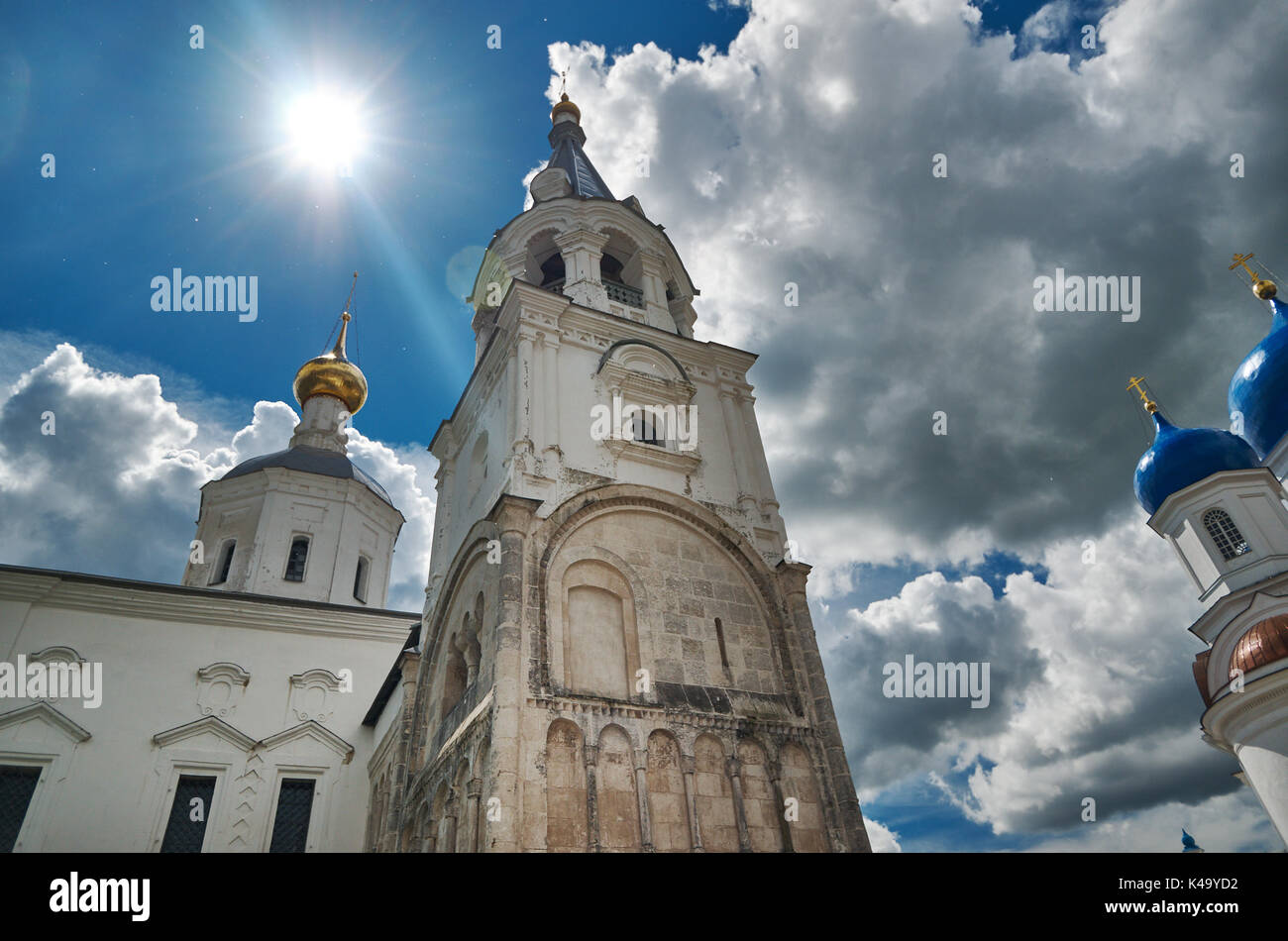 Orthodoxe Kloster in das Dorf von Bogoljubowo, Vladimir Oblast. Russland Stockfoto