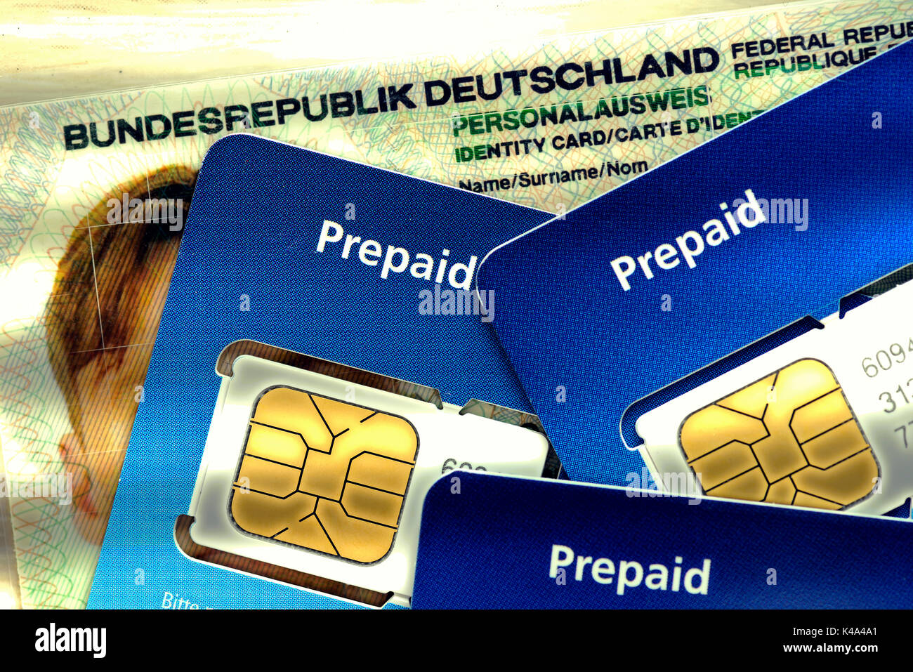 Prepaid Sim Karten Stockfotos und -bilder Kaufen - Alamy