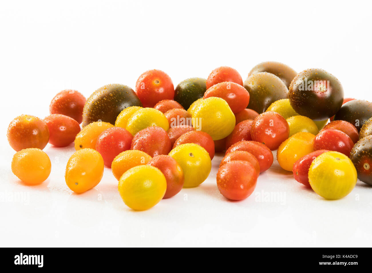 Verschiedene Cocktail Tomaten Stockfoto