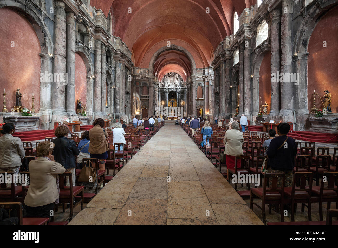 Kirche Igreja de Sao Domingos, Rossio Bezirk, Lissabon, Portugal Stockfoto