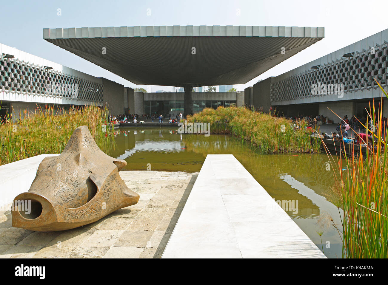 Anthropologische Museum, Mexiko Stadt, Bundesstaat Mexiko, Mexiko Stockfoto