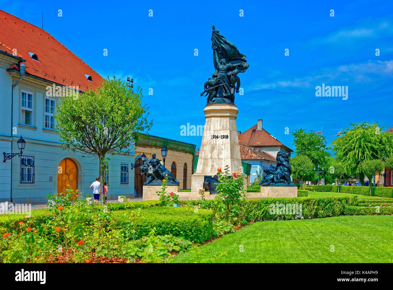 Monumetale Denkmal Ersten Weltkrieg 1914 1918, in Vac Stockfoto