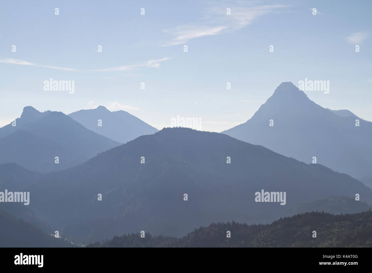 Der guffert IST 2194 Hoch und Ist In den Brandenberger Alpen Stockfoto