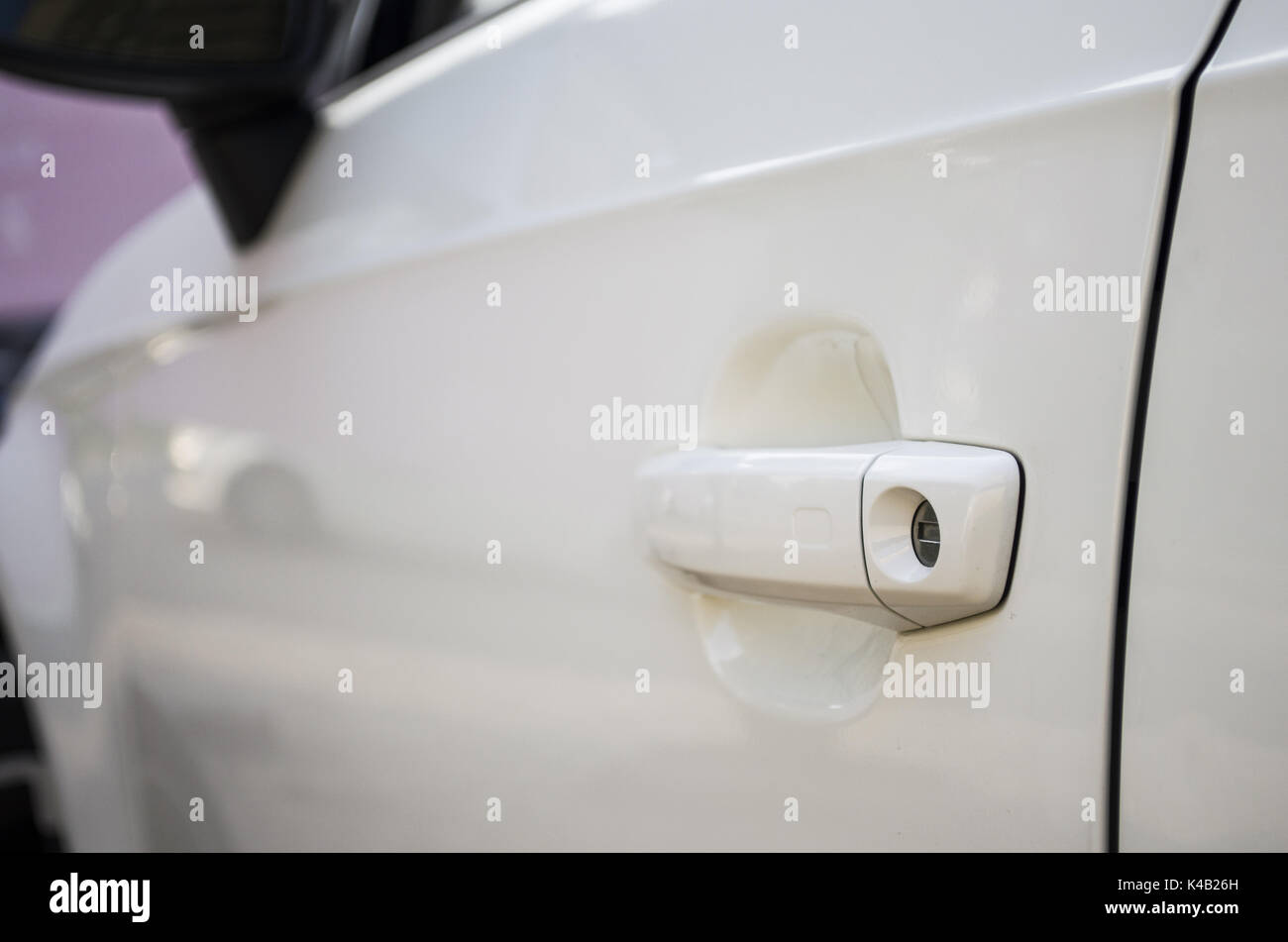 Luxus-PKW-Tür Stockfoto