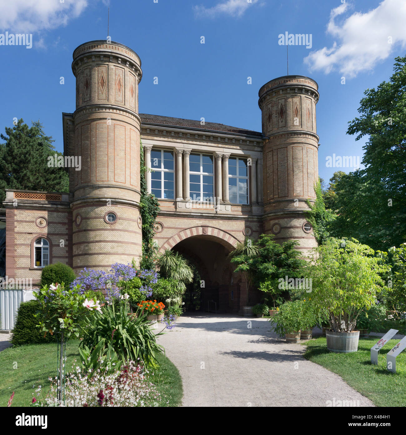 Botanischer Garten, Schlosspark, Karlsruhe, Baden-Württemberg, Deutschland, Europa Stockfoto